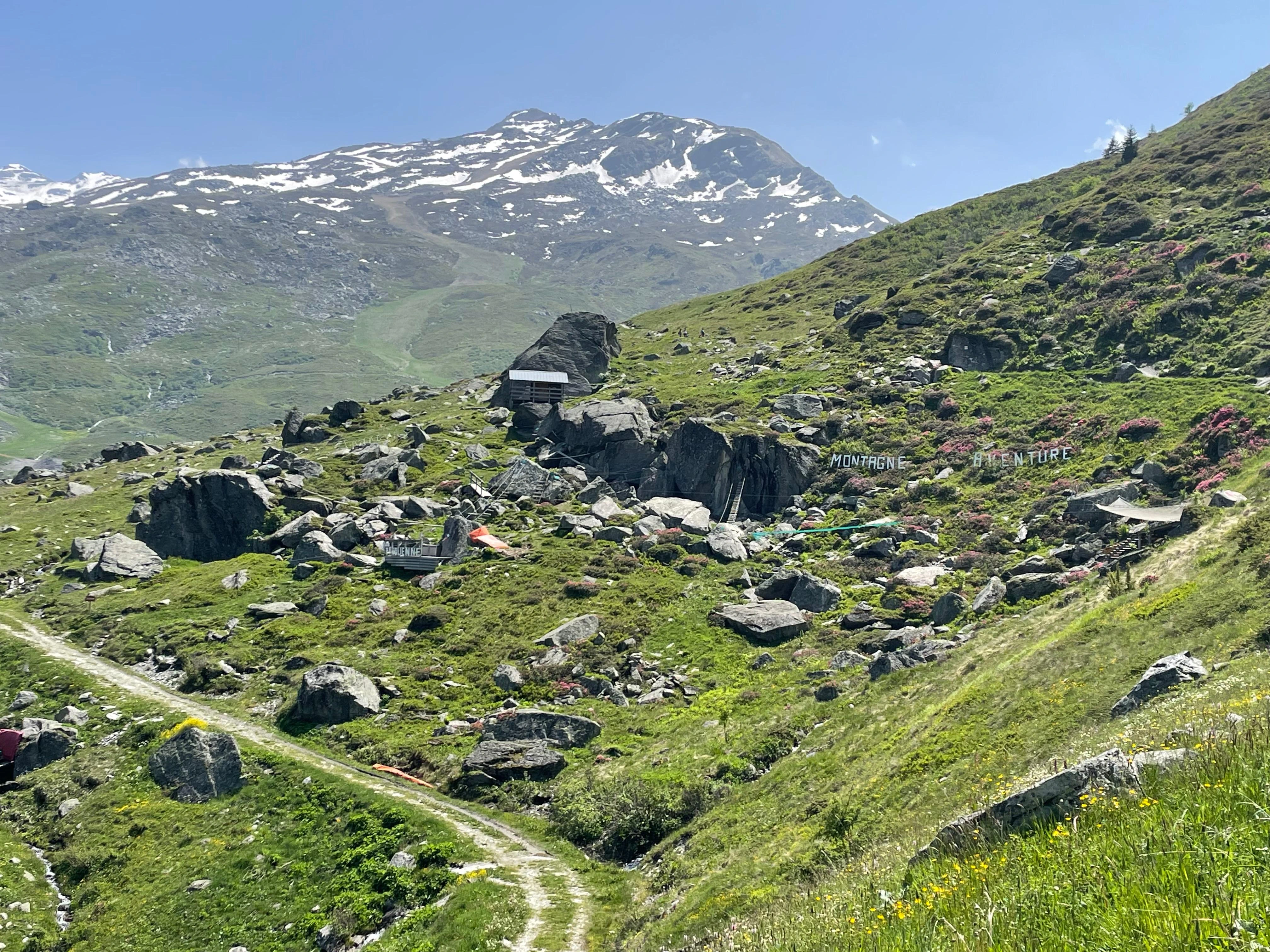 Wandelgebied in de zomer