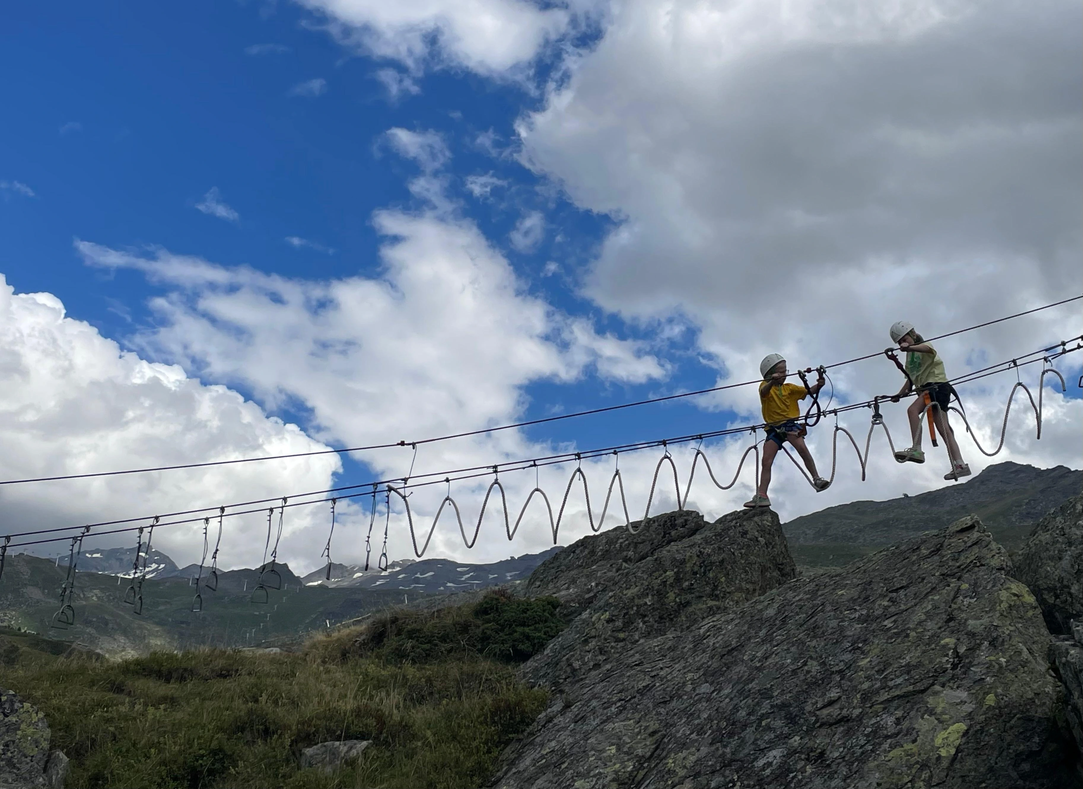 Zomer achtergrond Les Menuires